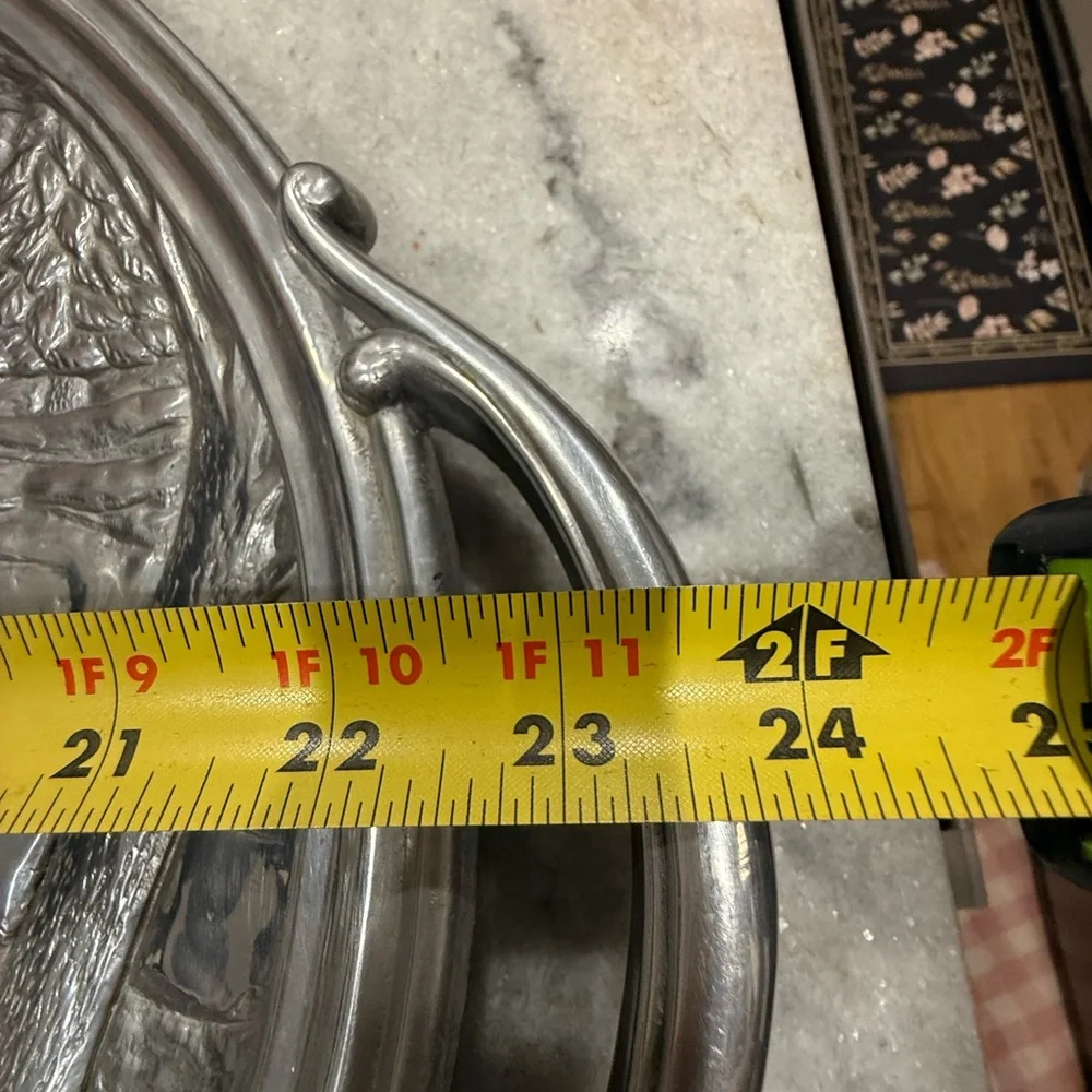 Lenox Pewter Holiday Platter 24” x 17”. - Picture 6 of 8